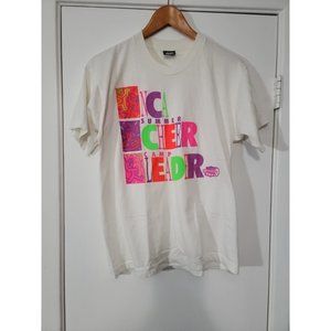 VTG NCA Cheerleader Camp 50/50 Screen‎ Stars T-Shirt Size L Made In USA Preowned